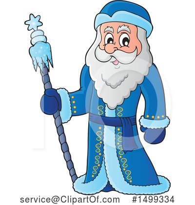 Royalty-Free (RF) Santa Clipart Illustration by visekart - Stock Sample #1499334