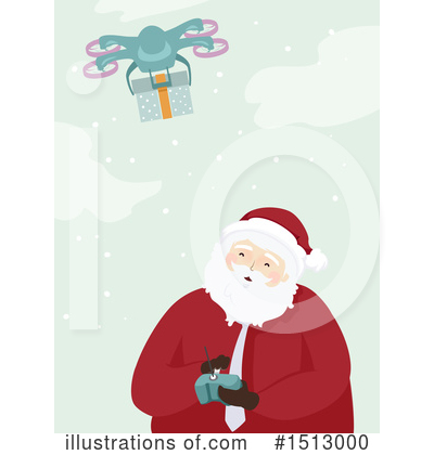 Royalty-Free (RF) Santa Clipart Illustration by BNP Design Studio - Stock Sample #1513000