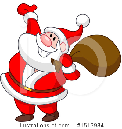 Royalty-Free (RF) Santa Clipart Illustration by yayayoyo - Stock Sample #1513984