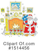 Santa Clipart #1514456 by Alex Bannykh