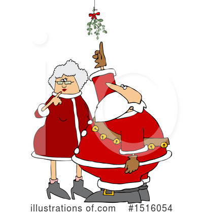 Royalty-Free (RF) Santa Clipart Illustration by djart - Stock Sample #1516054