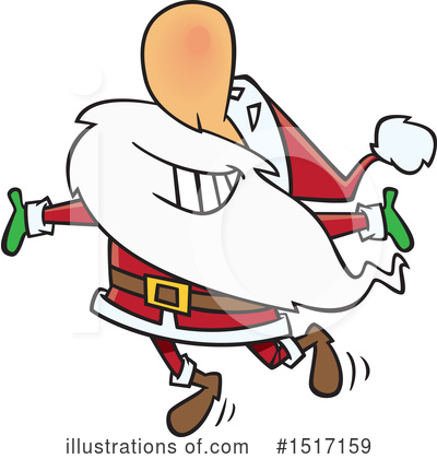 Royalty-Free (RF) Santa Clipart Illustration by toonaday - Stock Sample #1517159