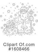 Santa Clipart #1608466 by Alex Bannykh