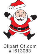 Santa Clipart #1613083 by Johnny Sajem