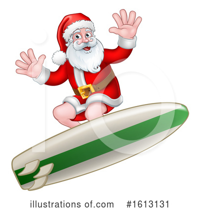Royalty-Free (RF) Santa Clipart Illustration by AtStockIllustration - Stock Sample #1613131