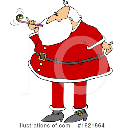 Royalty-Free (RF) Santa Clipart Illustration by djart - Stock Sample #1621864