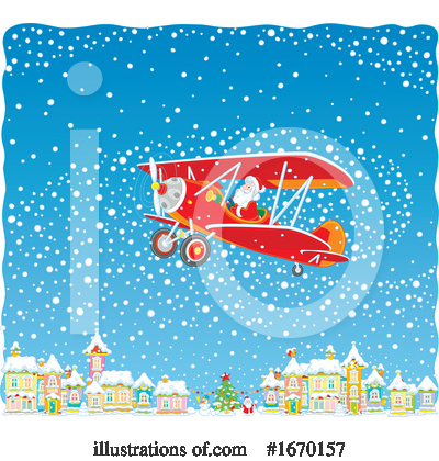 Royalty-Free (RF) Santa Clipart Illustration by Alex Bannykh - Stock Sample #1670157