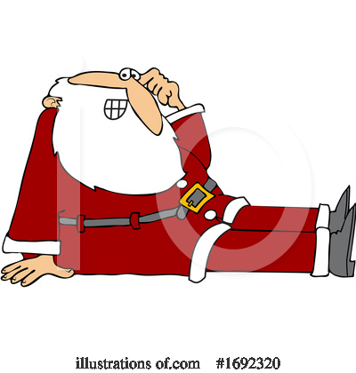 Royalty-Free (RF) Santa Clipart Illustration by djart - Stock Sample #1692320