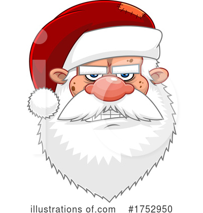 Santas Clipart #1752950 by Hit Toon