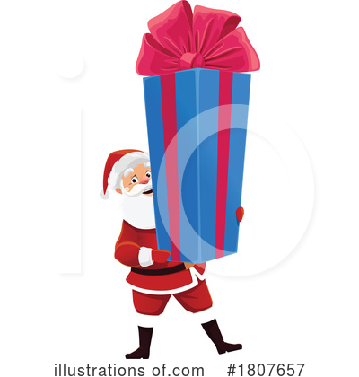 Royalty-Free (RF) Santa Clipart Illustration by Vector Tradition SM - Stock Sample #1807657