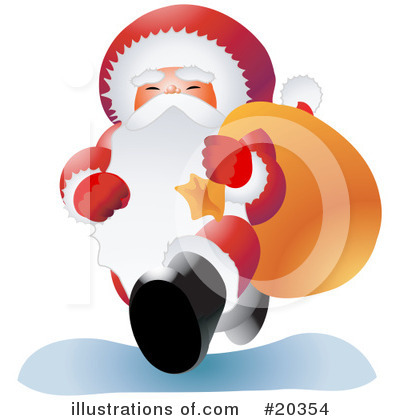 Royalty-Free (RF) Santa Clipart Illustration by Tonis Pan - Stock Sample #20354