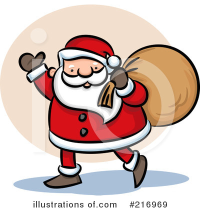 Royalty-Free (RF) Santa Clipart Illustration by Qiun - Stock Sample #216969