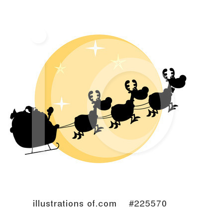 Royalty-Free (RF) Santa Clipart Illustration by Hit Toon - Stock Sample #225570