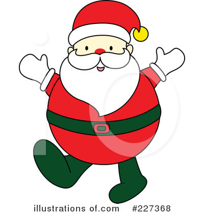 Royalty-Free (RF) Santa Clipart Illustration by Cherie Reve - Stock Sample #227368