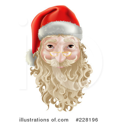Santa Clipart #228196 by AtStockIllustration