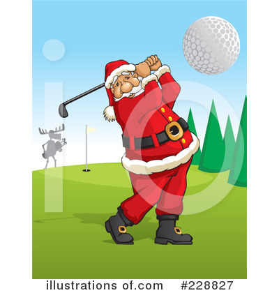 Golfing Clipart #228827 by David Rey