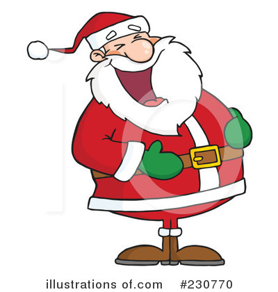 Royalty-Free (RF) Santa Clipart Illustration by Hit Toon - Stock Sample #230770