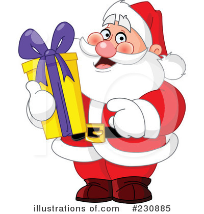 Royalty-Free (RF) Santa Clipart Illustration by yayayoyo - Stock Sample #230885