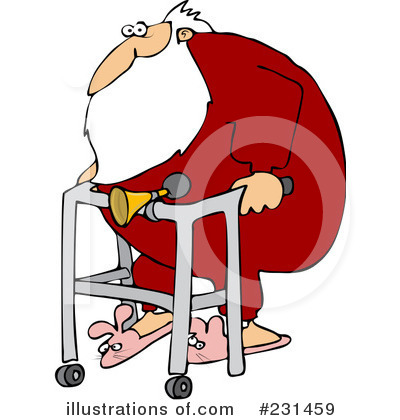 Royalty-Free (RF) Santa Clipart Illustration by djart - Stock Sample #231459