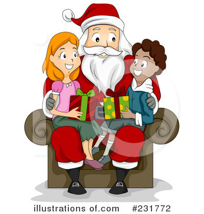 Royalty-Free (RF) Santa Clipart Illustration by BNP Design Studio - Stock Sample #231772