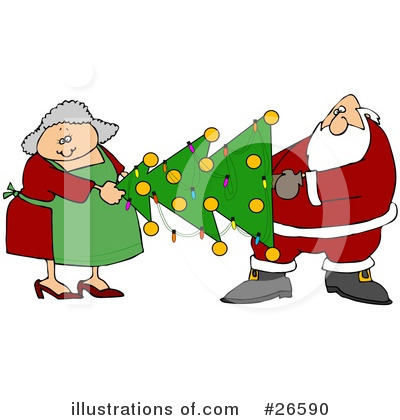 Royalty-Free (RF) Santa Clipart Illustration by djart - Stock Sample #26590