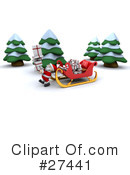 Santa Clipart #27441 by KJ Pargeter