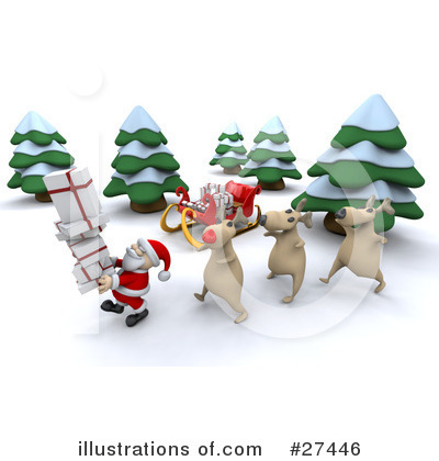 Sleigh Clipart #27446 by KJ Pargeter