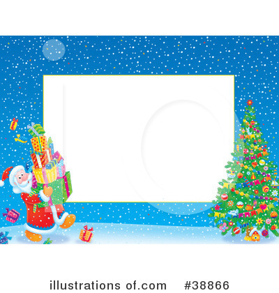 Royalty-Free (RF) Santa Clipart Illustration by Alex Bannykh - Stock Sample #38866