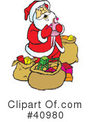 Santa Clipart #40980 by Snowy