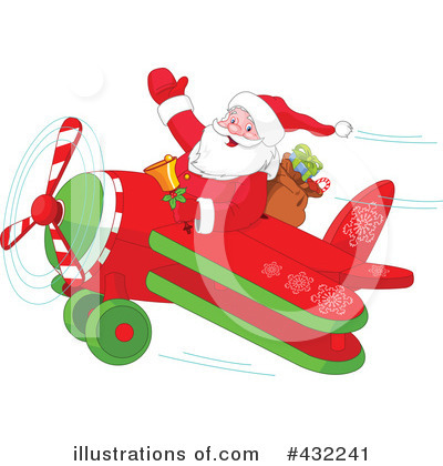 Royalty-Free (RF) Santa Clipart Illustration by Pushkin - Stock Sample #432241