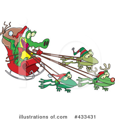 Royalty-Free (RF) Santa Clipart Illustration by toonaday - Stock Sample #433431