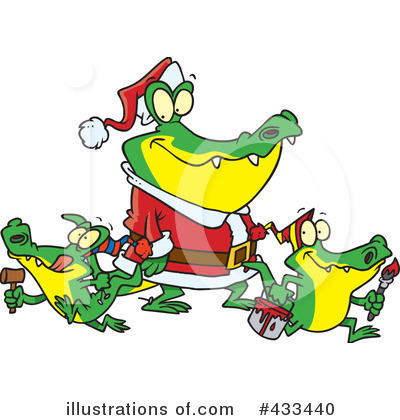 Royalty-Free (RF) Santa Clipart Illustration by toonaday - Stock Sample #433440