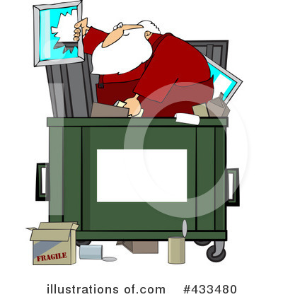 Royalty-Free (RF) Santa Clipart Illustration by djart - Stock Sample #433480