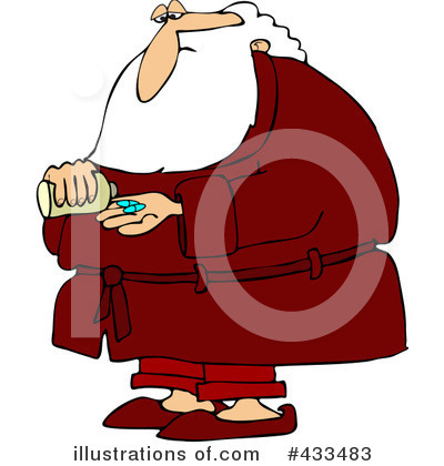 Royalty-Free (RF) Santa Clipart Illustration by djart - Stock Sample #433483