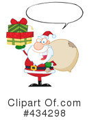 Santa Clipart #434298 by Hit Toon