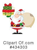 Santa Clipart #434303 by Hit Toon
