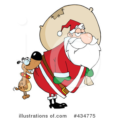 Royalty-Free (RF) Santa Clipart Illustration by Hit Toon - Stock Sample #434775