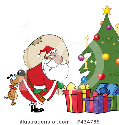Royalty-Free (RF) Santa Clipart Illustration by Hit Toon - Stock Sample #434785