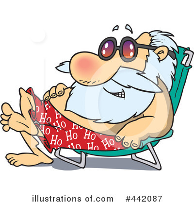 Sun Bathing Clipart #442087 by toonaday