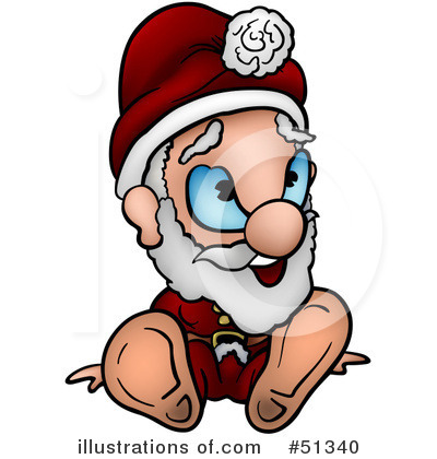 Royalty-Free (RF) Santa Clipart Illustration by dero - Stock Sample #51340