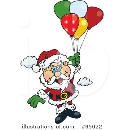 Royalty-Free (RF) Santa Clipart Illustration by Dennis Holmes Designs - Stock Sample #65022