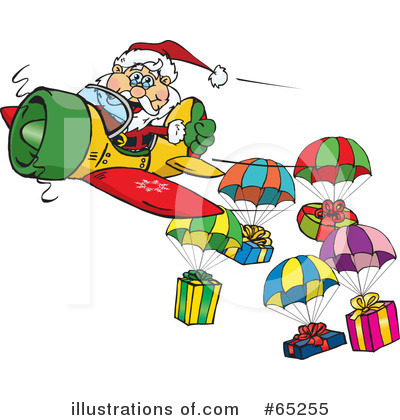 Royalty-Free (RF) Santa Clipart Illustration by Dennis Holmes Designs - Stock Sample #65255