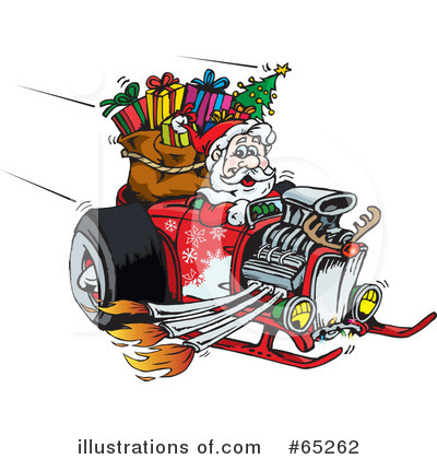 Royalty-Free (RF) Santa Clipart Illustration by Dennis Holmes Designs - Stock Sample #65262