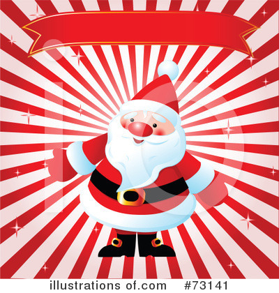 Royalty-Free (RF) Santa Clipart Illustration by Pushkin - Stock Sample #73141