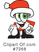 Santa Clipart #7368 by Mascot Junction