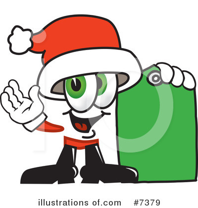 Royalty-Free (RF) Santa Clipart Illustration by Mascot Junction - Stock Sample #7379