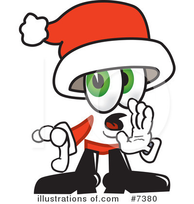 Royalty-Free (RF) Santa Clipart Illustration by Mascot Junction - Stock Sample #7380