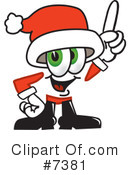 Santa Clipart #7381 by Mascot Junction