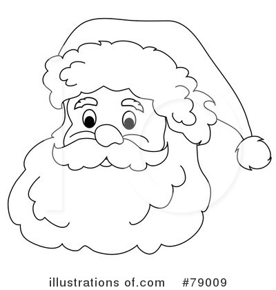 Royalty-Free (RF) Santa Clipart Illustration by Pams Clipart - Stock Sample #79009