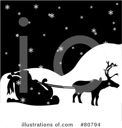 Royalty-Free (RF) Santa Clipart Illustration by Pams Clipart - Stock Sample #80794